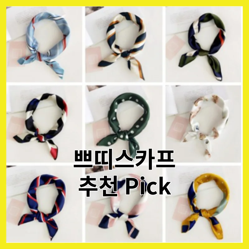 실제 사용자가 뽑은 쁘띠스카프 BEST 6, 2026년 Best pick 모음