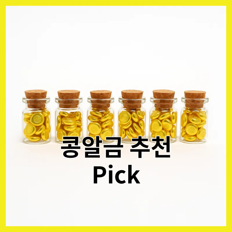 2026년 콩알금 리얼 pick, 6개 후기 모아 정리 (2026)