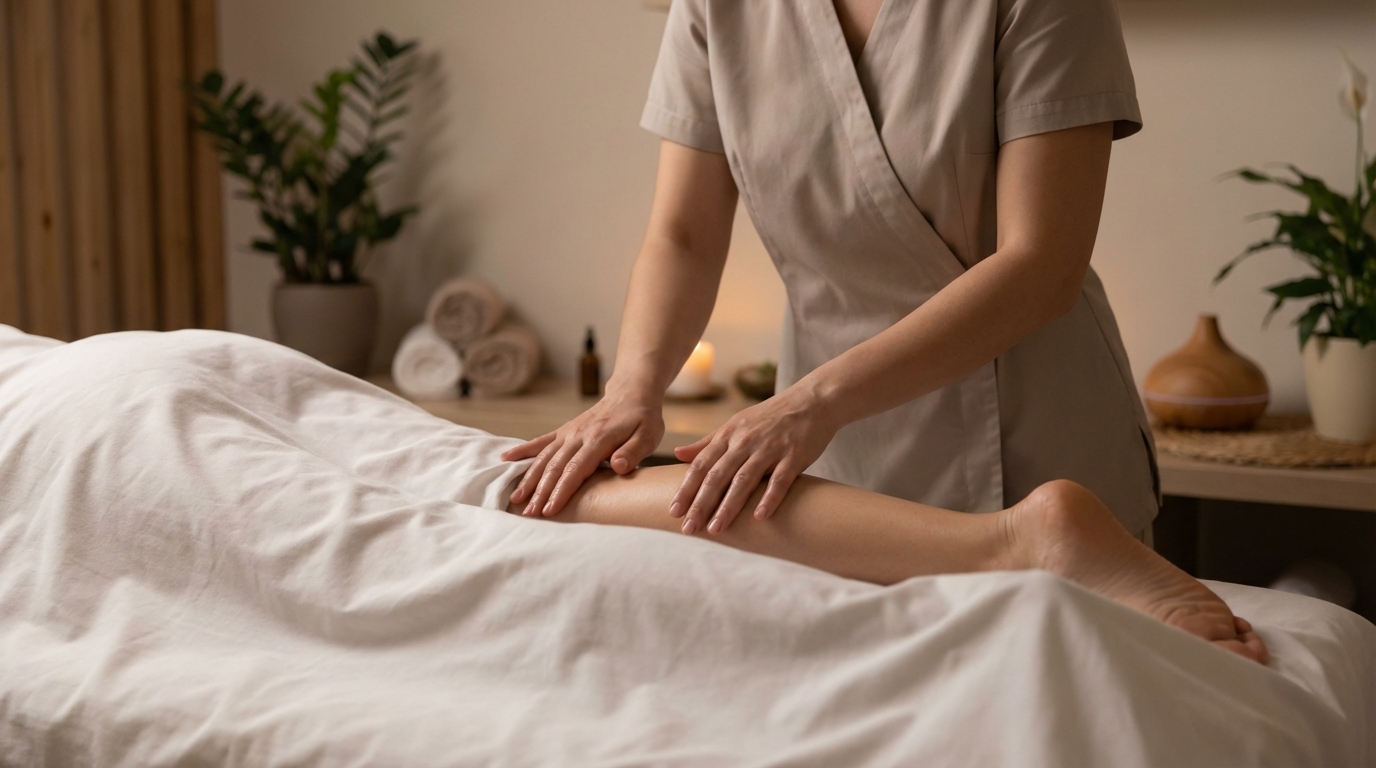 림프 드레나지 마사지