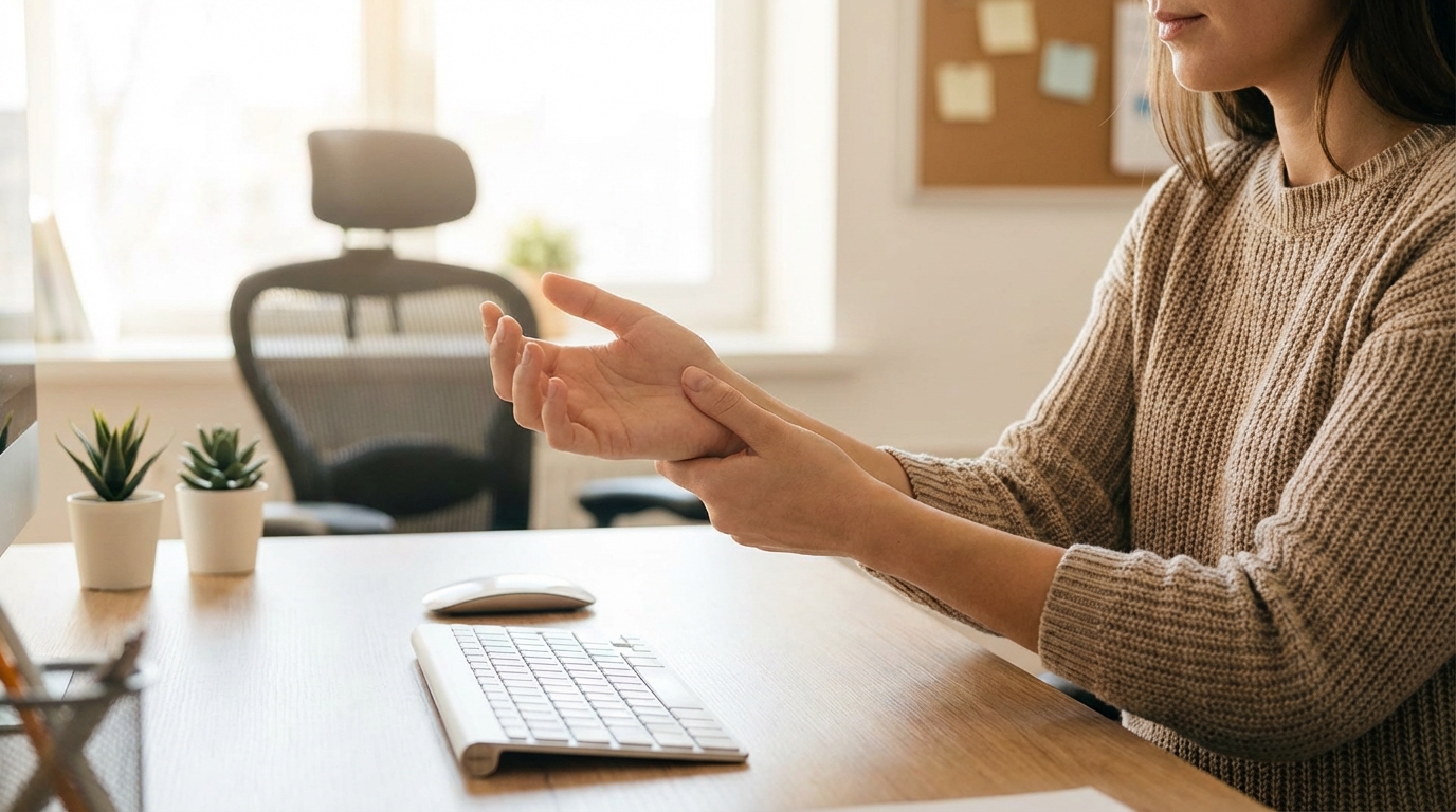 손목 셀프 마사지