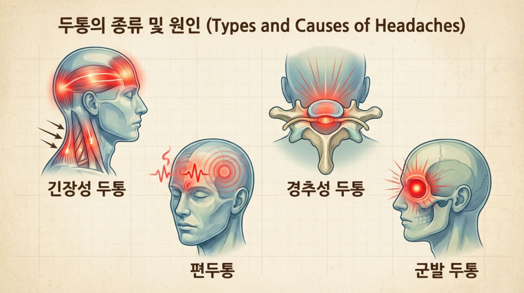 두통의 종류와 원인