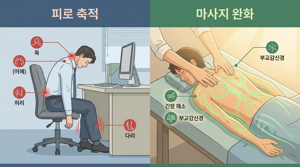 마사지 피로 회복