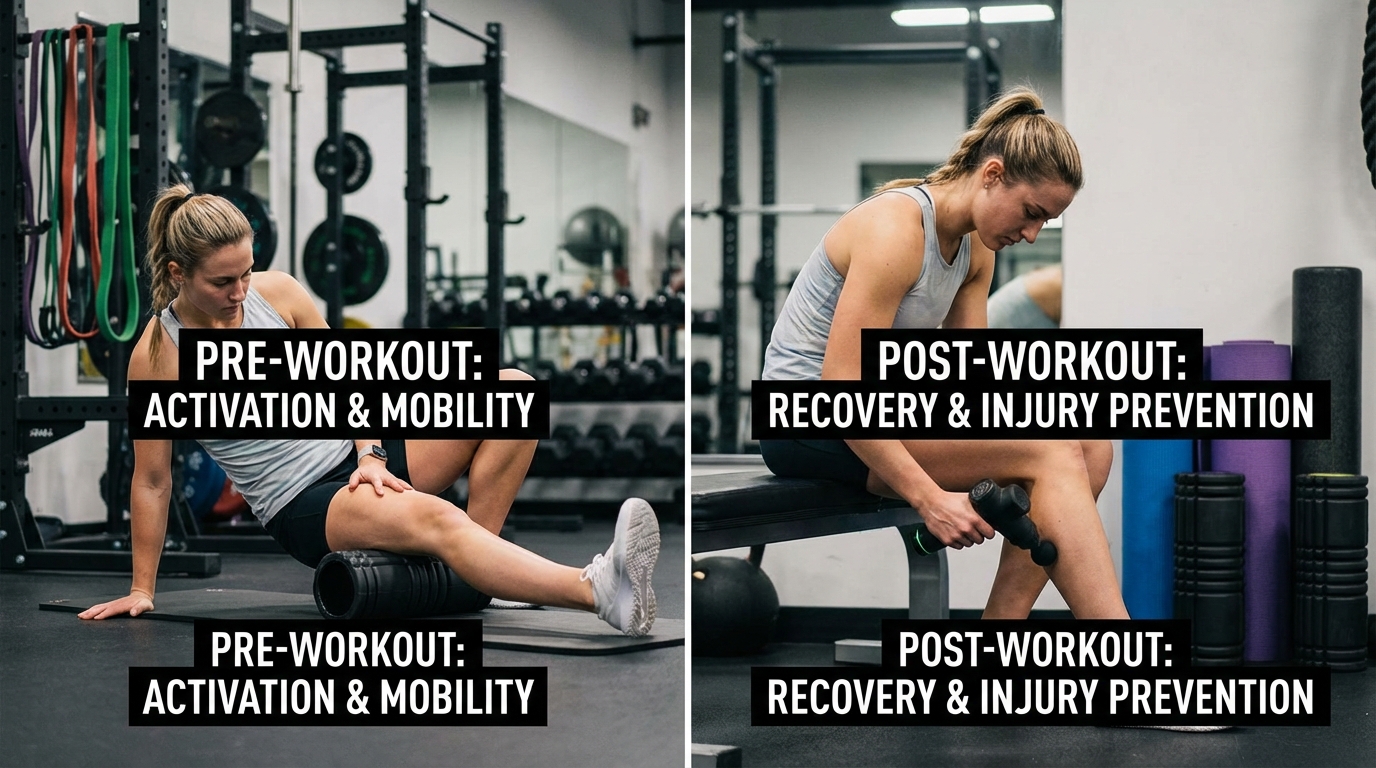 운동 전후 마사지