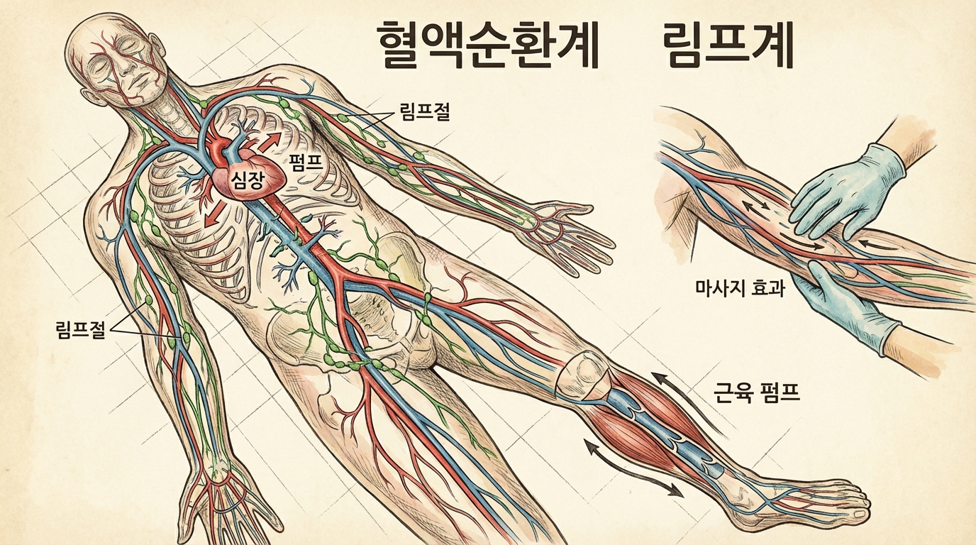 혈액 림프계 해부도